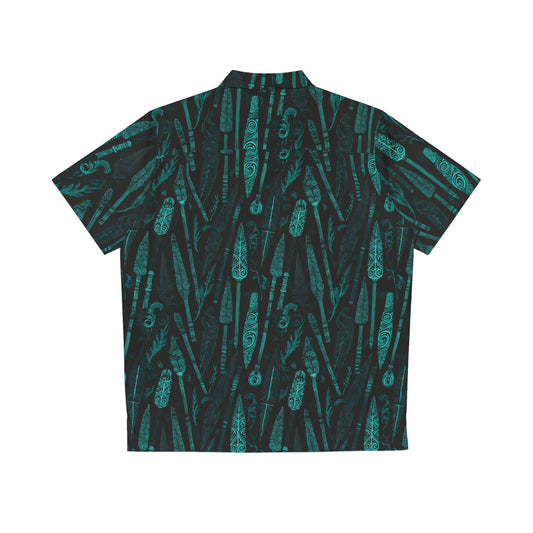 Taiaha Glyph Hawaiian Shirt
